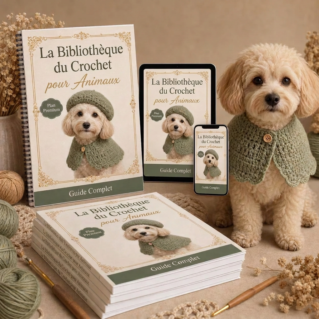 Plan Premium La Bibliothèque du Crochet pour Animaux